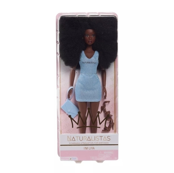Naturalists Fashion Doll Liya A Celebration of Natural Coils, Curls and Crowns - Picture 3 of 4